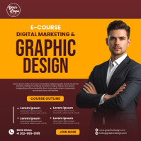 Brun Graphic Design E-Course Instagram Post Template