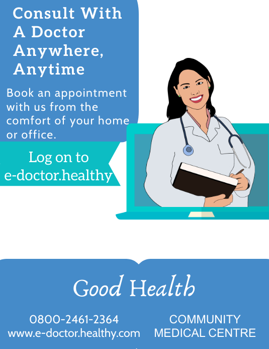 E Doctor Flyer Template Postermywall