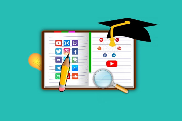 E Learning,Digital Marketing Plakat template