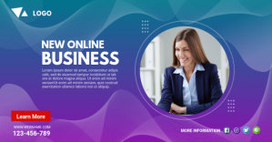 E-learning Courses Facebook Shared Image template