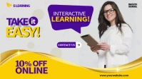 E-learning Cover Ads template