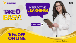 E-learning Cover Ads template
