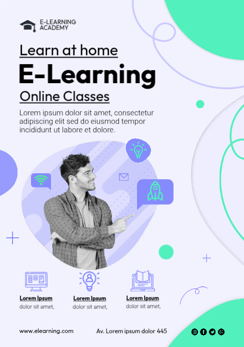 E-Learning A5 template