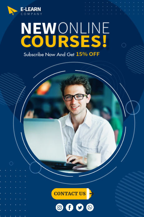 E-learning Poster Templat | PosterMyWall