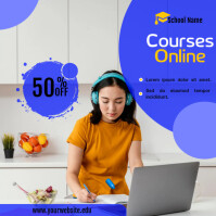 E-learning School Template | PosterMyWall