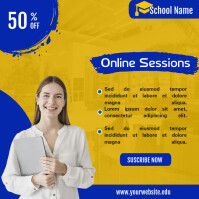 E-learning School Template | PosterMyWall