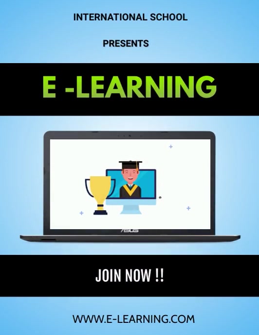 e-learning video Template | PosterMyWall