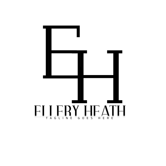 e logo, h logo, logo Logotyp template