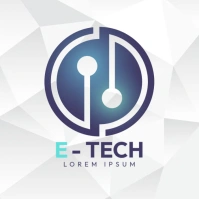 E-Tech Logo Design template