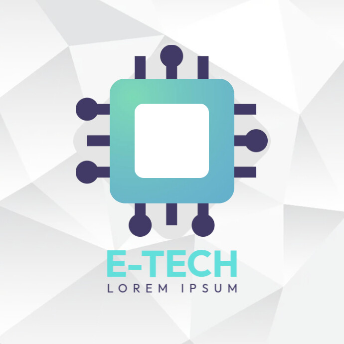 E Tech Image E-Tech Logo Template | PosterMyWall