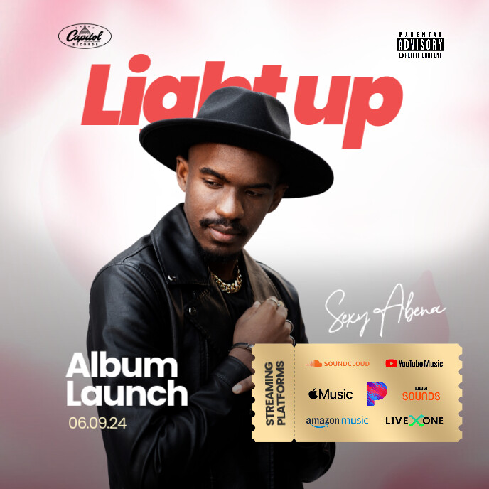 Events Album Event Announcement Album Covers Template | PosterMyWall