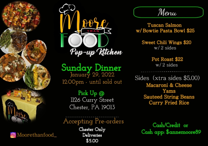 Moore Local Menu Moore than Food Menu | PosterMyWall