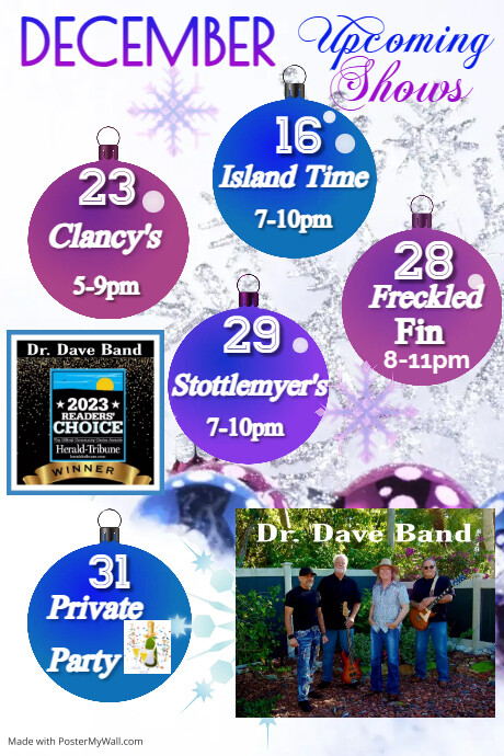 Copy of December Upcoming Events | PosterMyWall