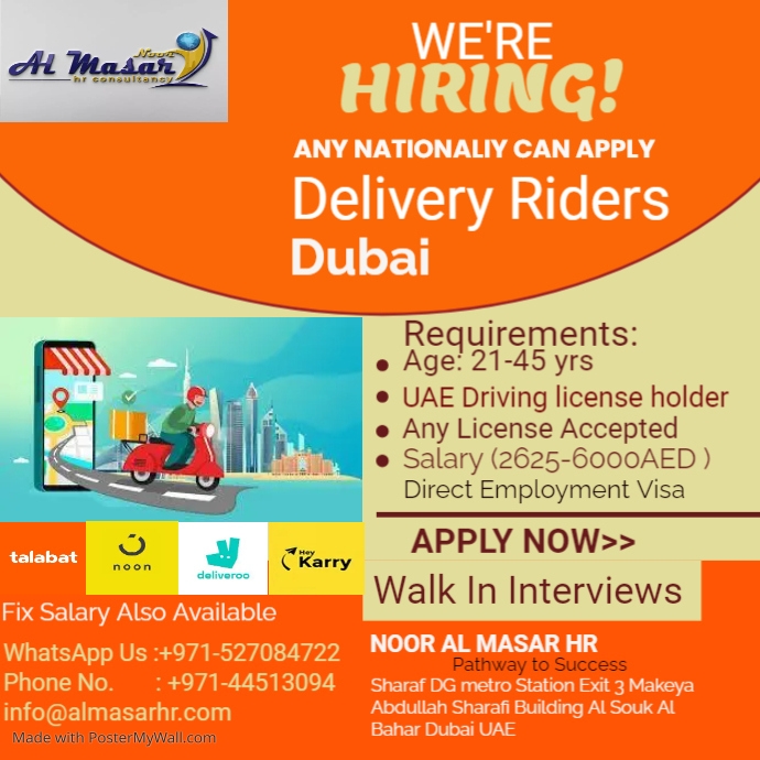 Delivery Rider Poster delivery riders | PosterMyWall