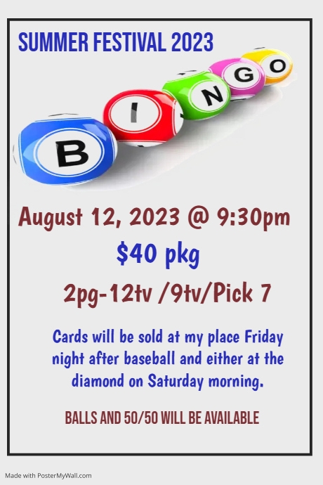 Bingo | PosterMyWall