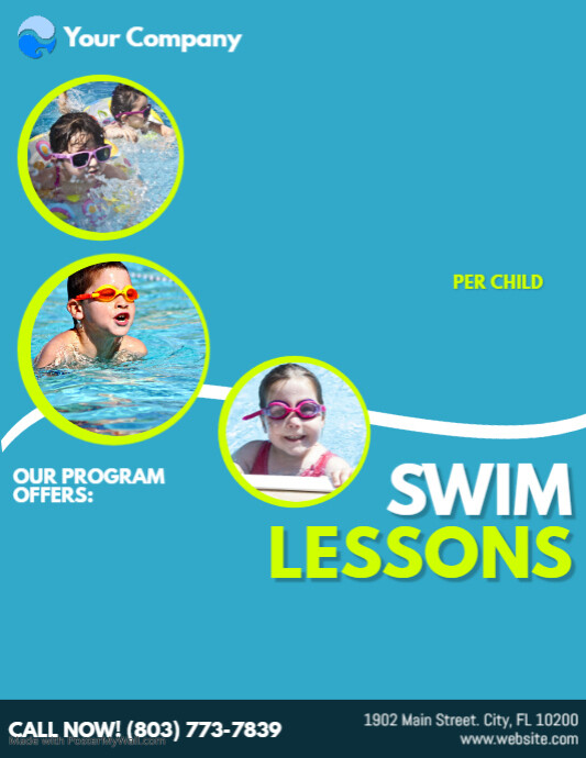 Swim Lessons | PosterMyWall