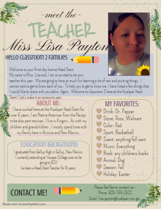 Copy of Meet the Teacher Newsletter | PosterMyWall