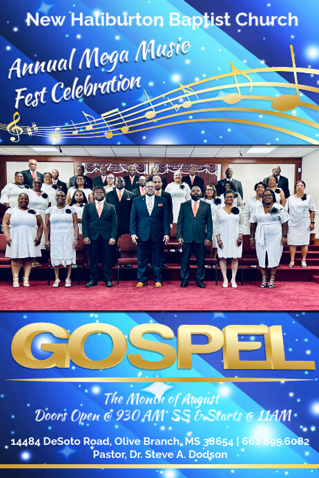 Gospel Concert Poster | PosterMyWall