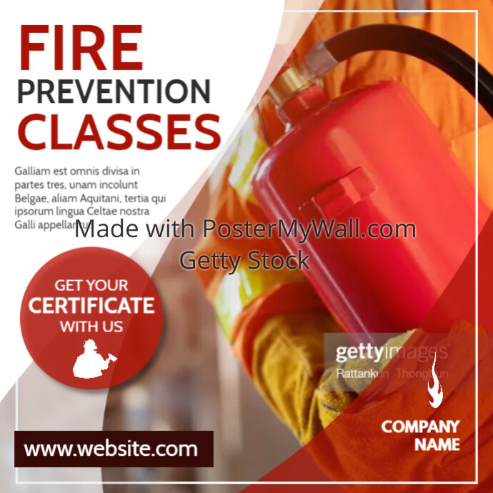 fire prevention classes and lessons banner te