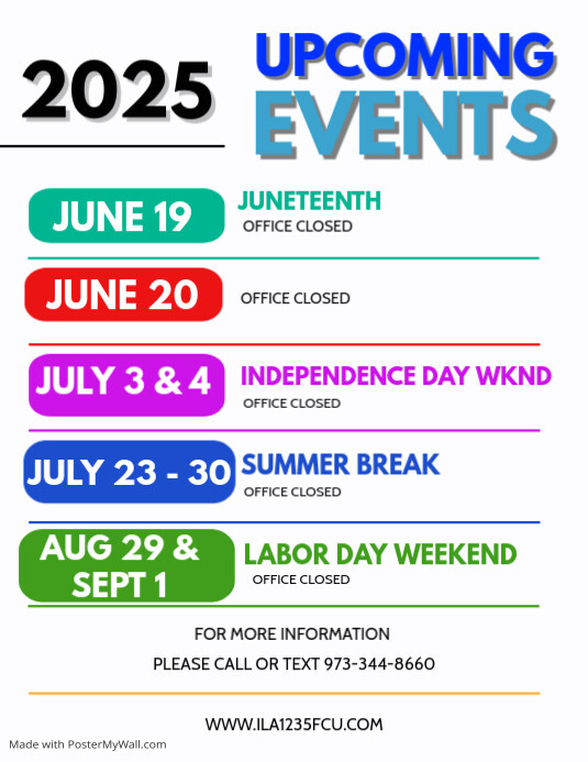 Upcoming Events | PosterMyWall