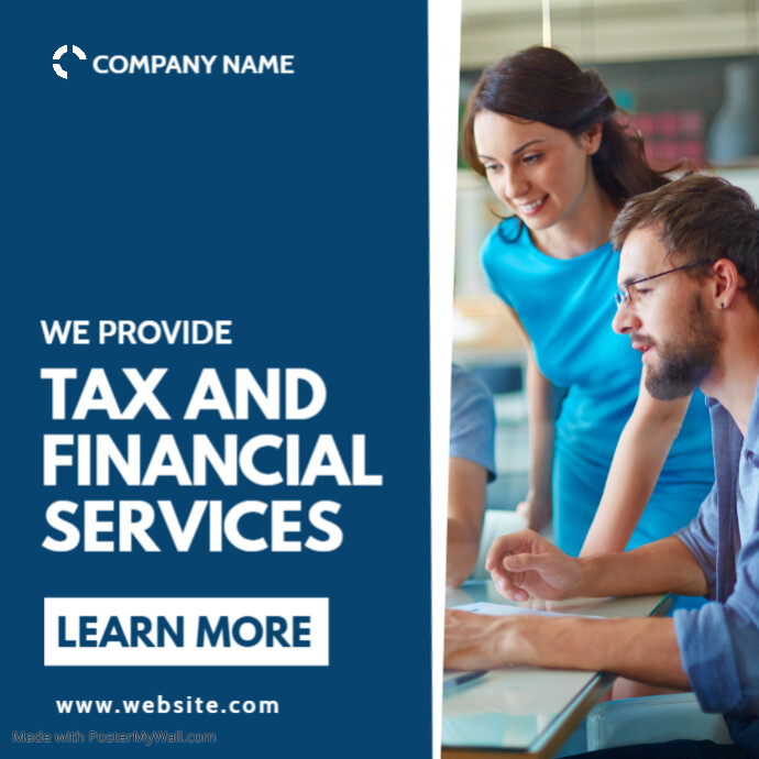 tax and financial services instagram post adv