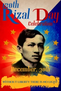 Rizal Day Poster Template