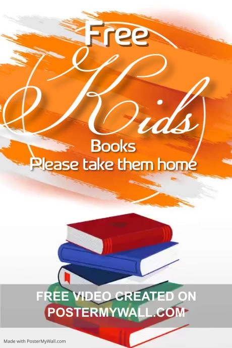 book drive charity SOCIAL MEDIA TEMPLATE | PosterMyWall