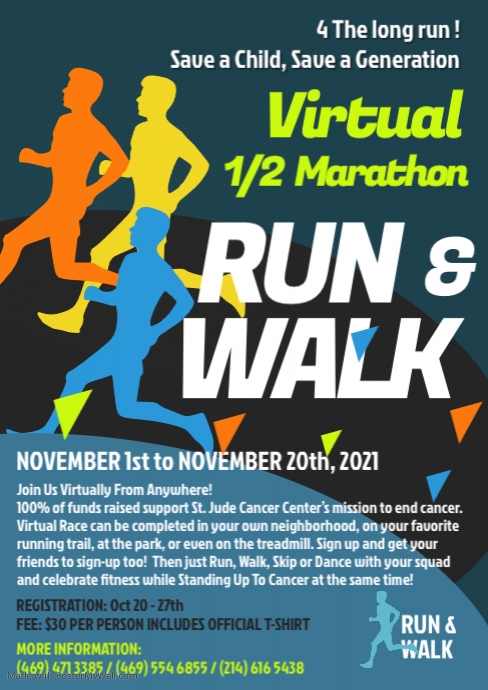 Copy of Copy of 5K Run & Walk Flyer Template | PosterMyWall