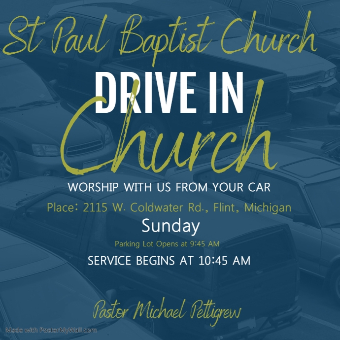 Copy of Drive In Service | PosterMyWall