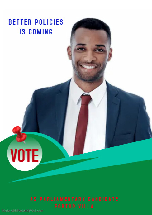 campaign poster 30 A3 template