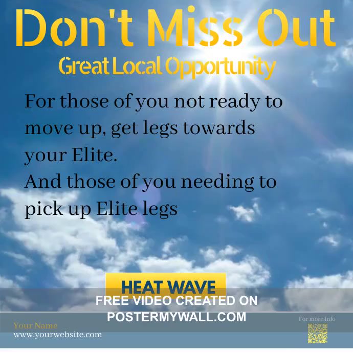 Copy of Weather Warning, Heat Wave | PosterMyWall