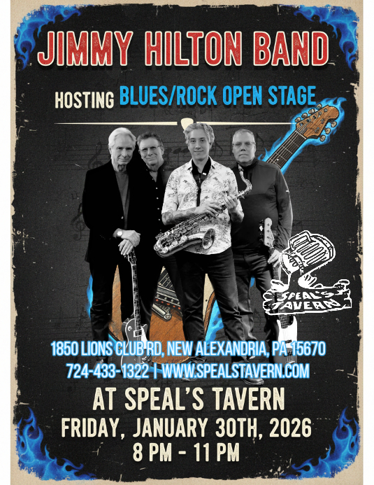 Blues/Rock Open Stage with JIMMY HILTON BAND