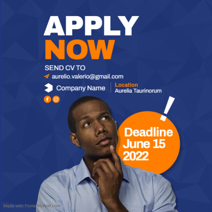 apply now hiring instagram post banner templa