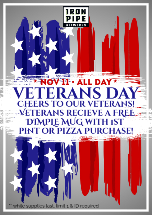 VETERANS DAY POSTER A4 template