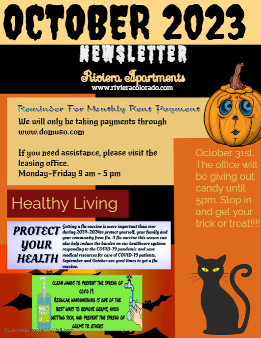 October newsletter template PosterMyWall October newsletter template PosterMyWall