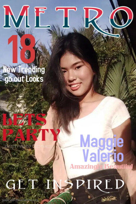 fashion beauty metro magazine cover template Iphosta