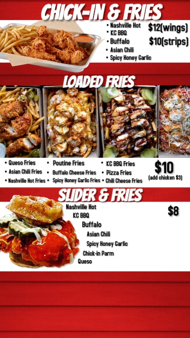 FRY MENU | PosterMyWall