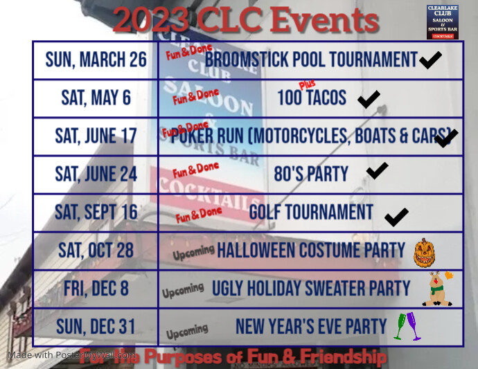 2023 CLC Events PosterMyWall