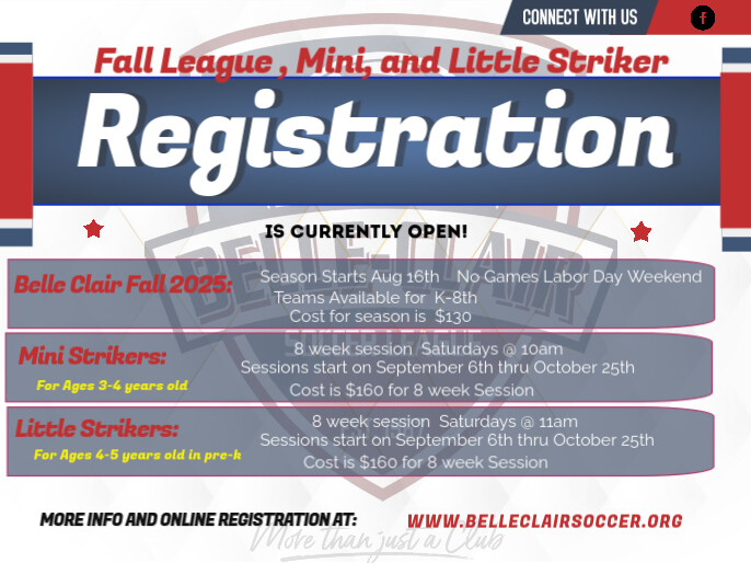 Fall Registration Open | PosterMyWall