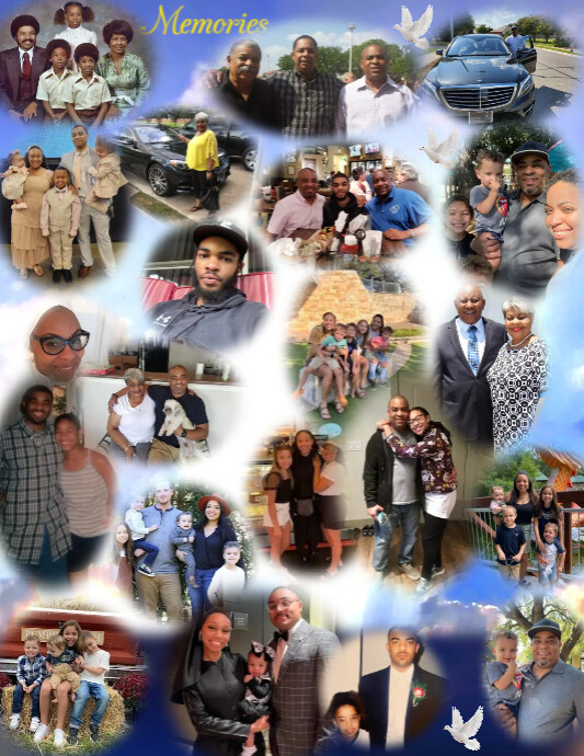 Memory Page 1 Flyer (US Letter) template