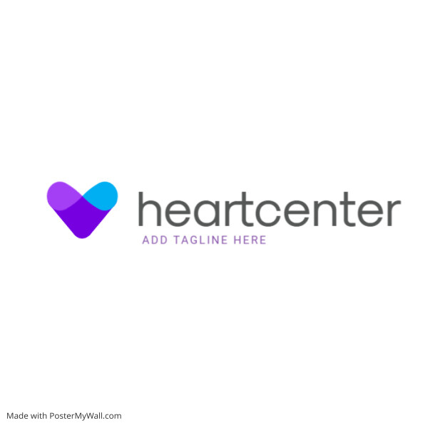 modern colorful heart icon logo template desi