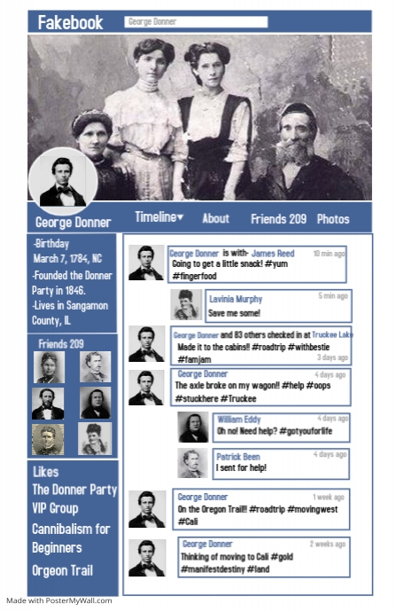 fakebook project | PosterMyWall