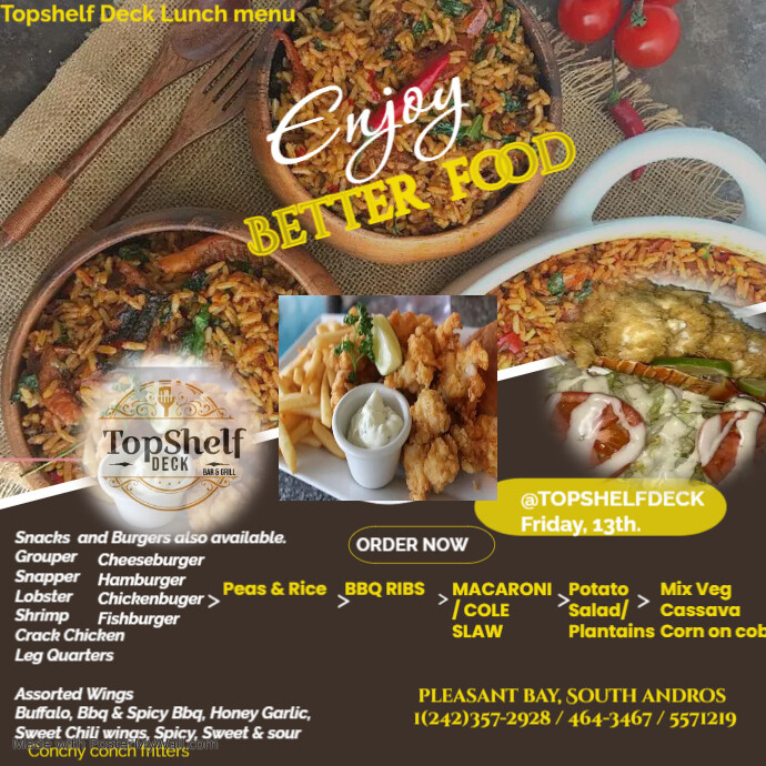 Restaurant Instagram Post template