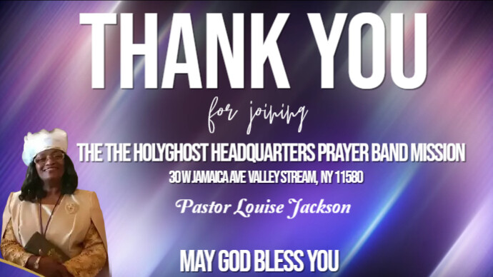 Copy of Copy of Thanks Video (1) | PosterMyWall