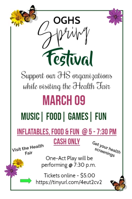 Spring Festival-Health Fair | PosterMyWall