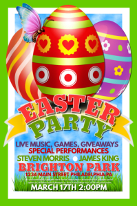 customizable design templates for easter egg hunt postermywall free easter flyer templates