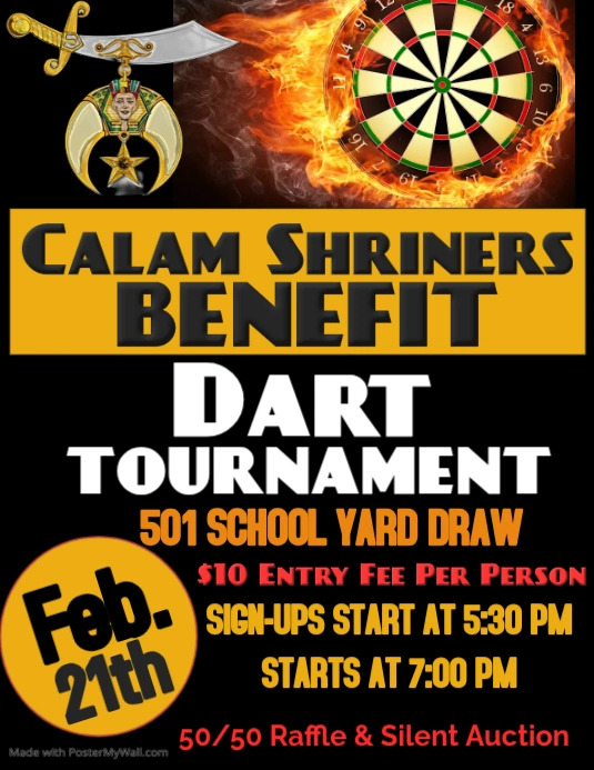 Darts Competition Poster PosterMyWall