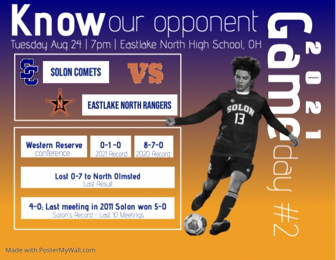 Copy of Know Our Opponent_Eastlake North PosterMyWall