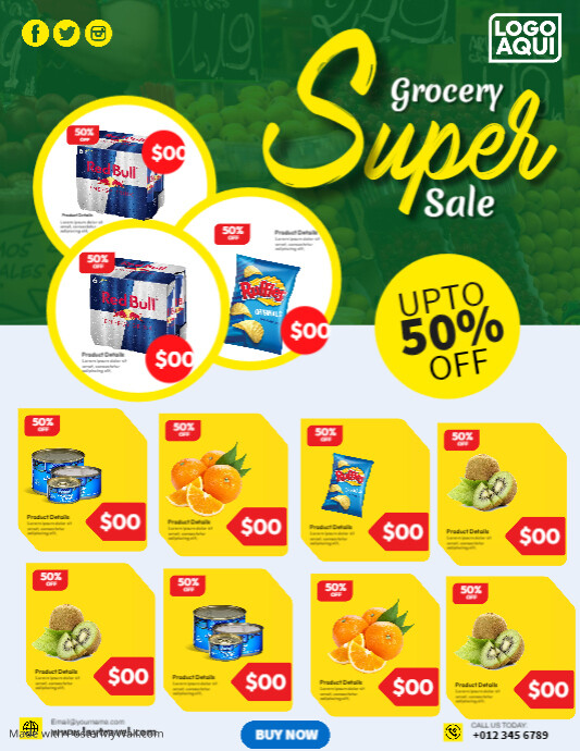 Grocery Catalog Flyer