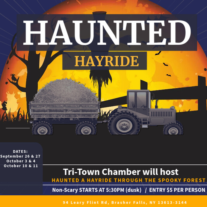 Haunted Hayride PosterMyWall